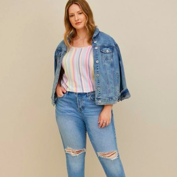 Torrid Abbey rayon slub top - Picture 3 of 8